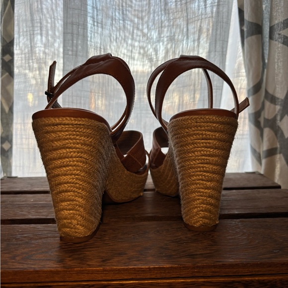 Torrid Tan Cutout Platform Espadrille Wedge - Picture 4 of 7